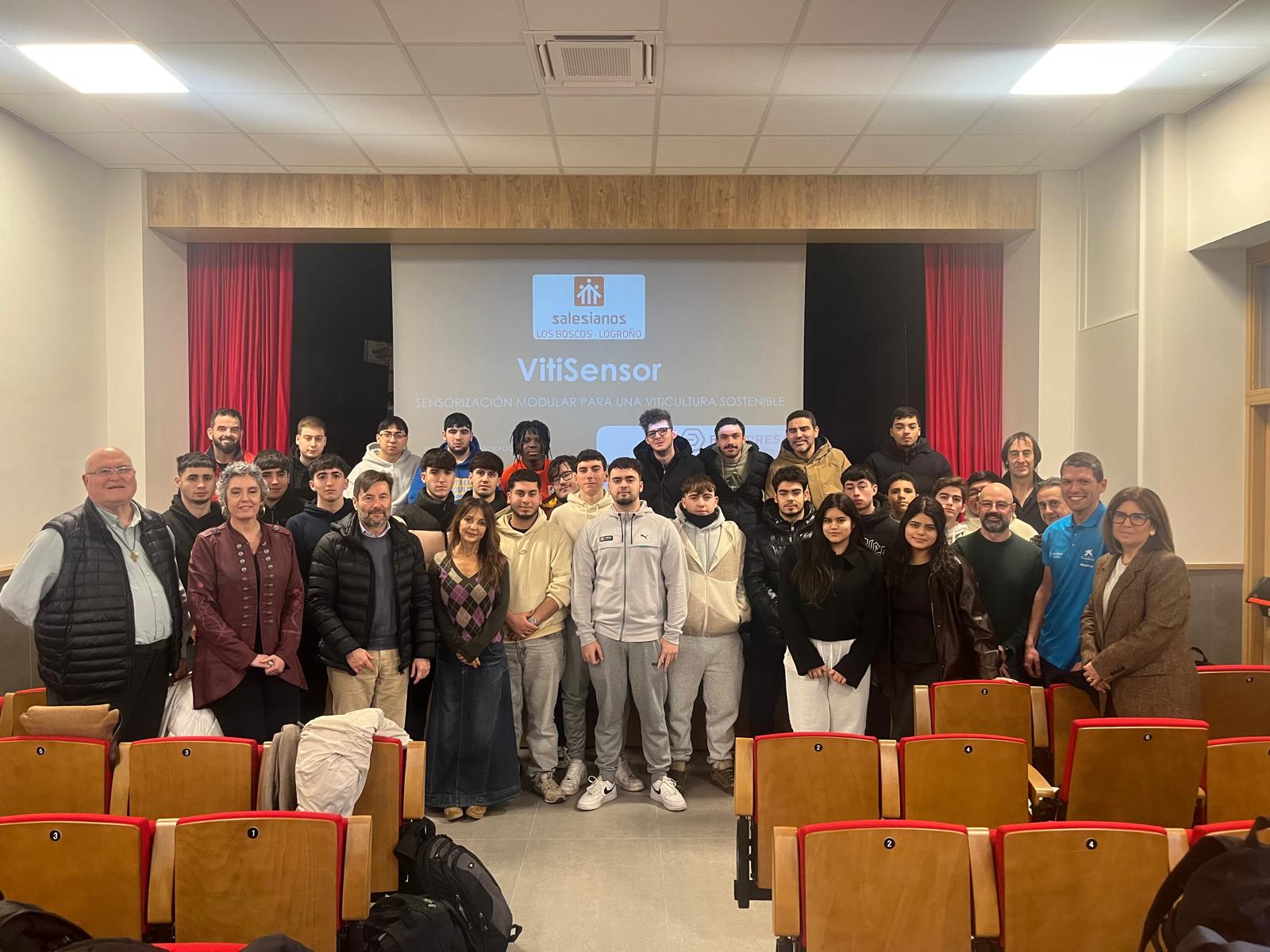 Presentación institucional del proyecto VitiSensor en Salesianos Los Boscos